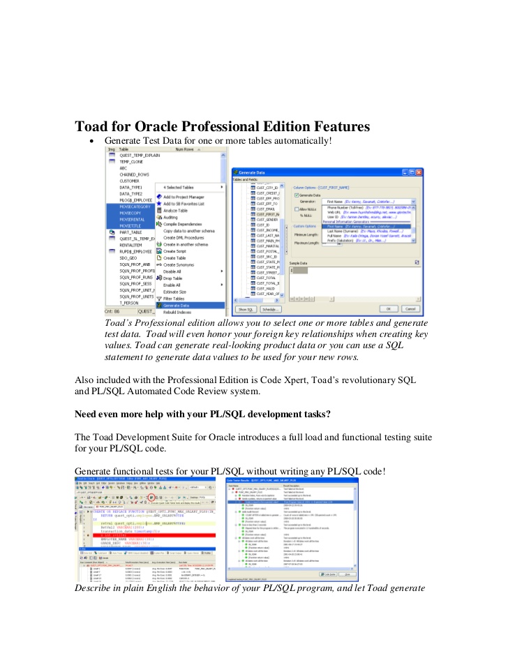 Toad for oracle 11g free download full version with crack